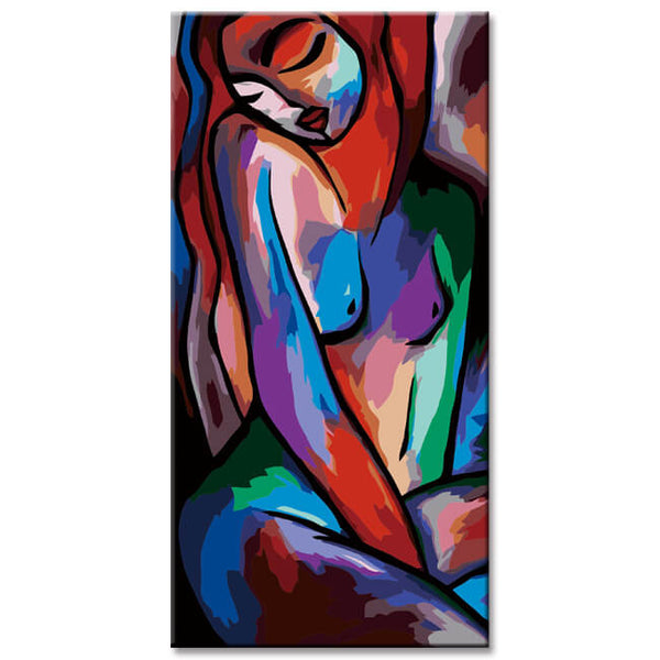 Malen nach Zahlen Abstrakte Akt Kunst