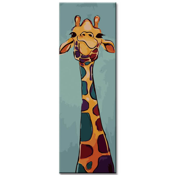 Malen nach Zahlen Kunst Malerei Giraffe Panorama