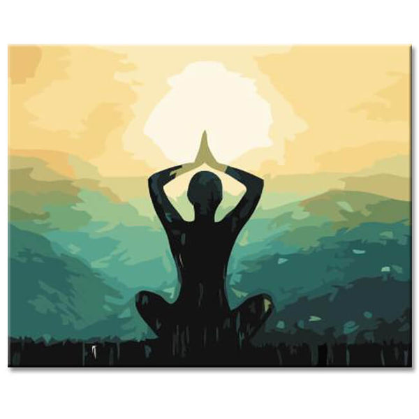 Malen nach Zahlen Yoga und Meditation