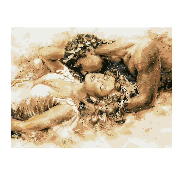 Malen nach zahlen akt liebespaar