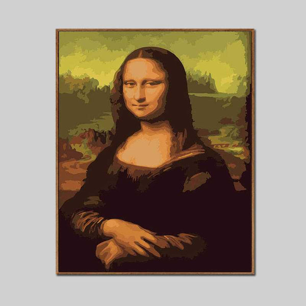 Malen-nach-Zahlen-Mona Lisa