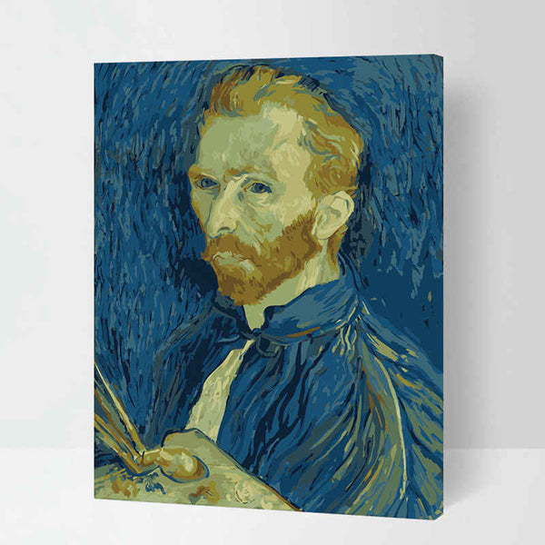 Malen nach Zahlen für Erwachsene Van Gogh Selbstportrait mit Palette