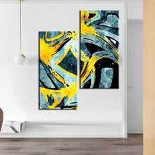 Laden Sie das Bild in den Galerie-Viewer, Malen nach Zahlen Abstrakte Kunst Kreativ 2-teilig