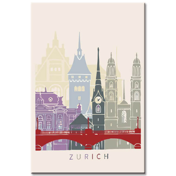 Malen nach Zahlen Zürich Poster