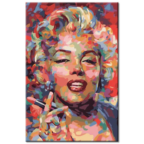 Malen nach Zahlen Porträt Marilyn Monroe
