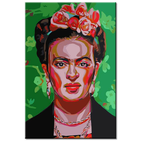 Malen nach Zahlen Frida Kahlo Porträt Kunst
