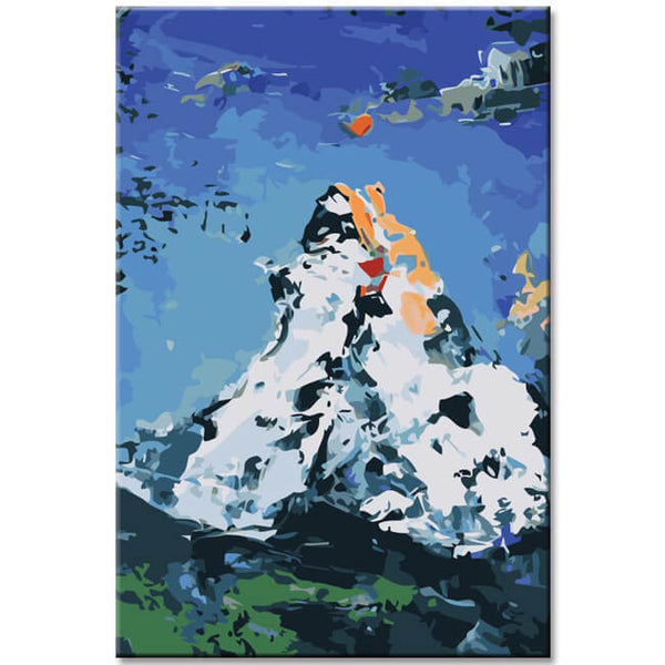 Malen nach Zahlen Berge Matterhorn