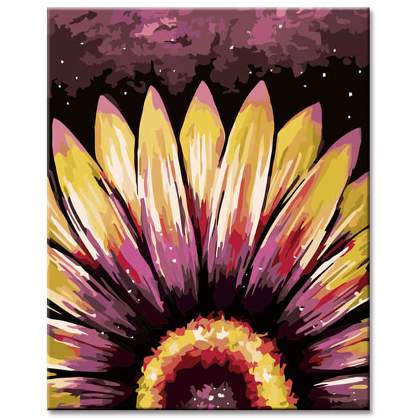 Malen nach Zahlen Kunst Malerei Sonnenblume I