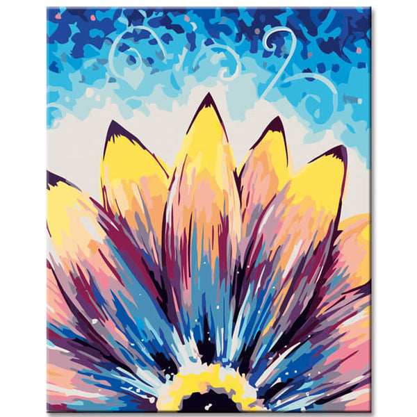 Malen nach Zahlen Kunst Malerei Sonnenblume II