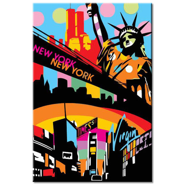 Malen nach Zahlen New York City Pop-Art