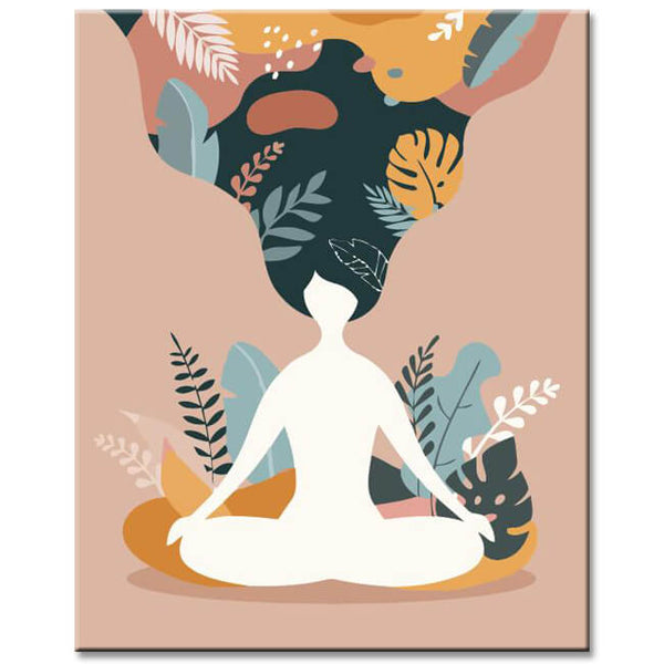 Malen nach Zahlen Kunst Meditatives Yoga