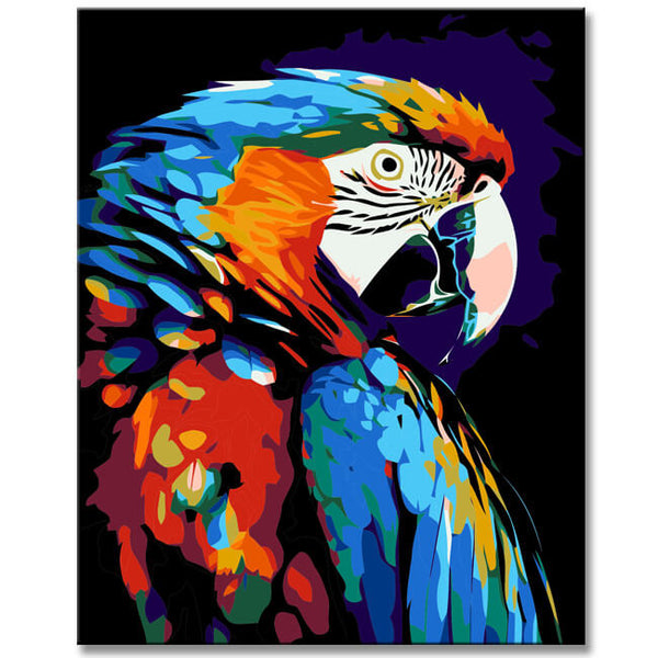 Malen nach Zahlen - Macaw Vogel
