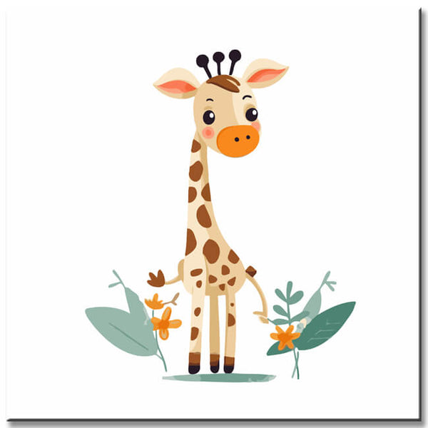 Giraffe Kindermotiv Malen nach Zahlen