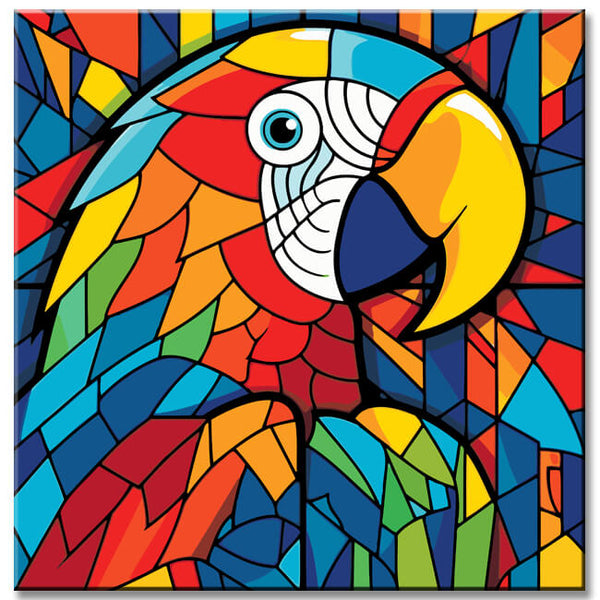Papagai Mosaik Malen nach Zahlen 