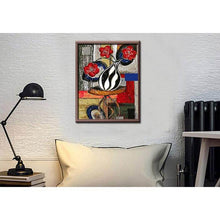 Laden Sie das Bild in den Galerie-Viewer, Malen nach zahlen bilder vase abstrakt