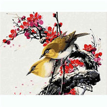 Laden Sie das Bild in den Galerie-Viewer, Malen nach zahlen tiere vogel auf blumenranke