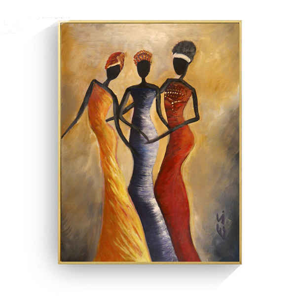 Malen nach zahlen afrika 3 frauen dekoration