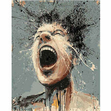 Laden Sie das Bild in den Galerie-Viewer, Malen nach Zahlen Abstrakte Kunst Gesichter Modern Art