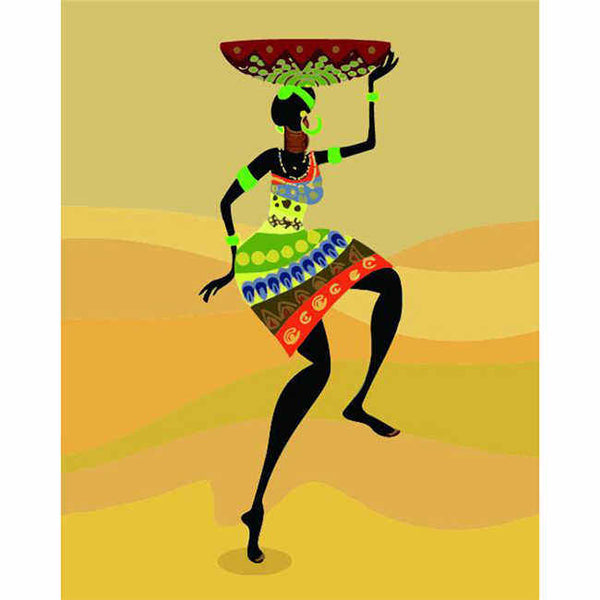 Malen nach Zahlen Afrika Kunst Träger