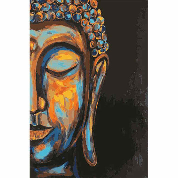 Malen nach Zahlen Schlafender Buddha Tradition