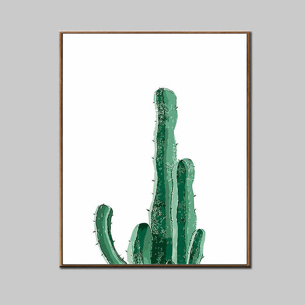 Malen nach Zahlen Kaktus