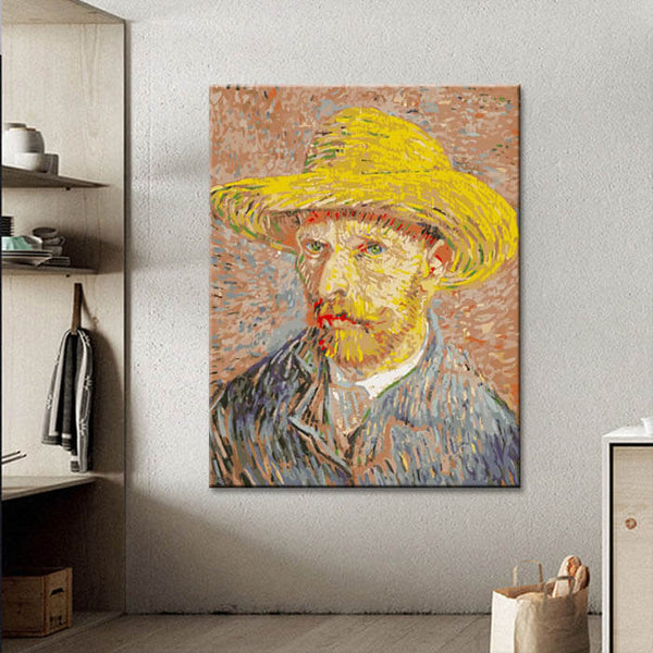 Malen nach Zahlen für Erwachsene Künstler Van Gogh Selbstbildnis