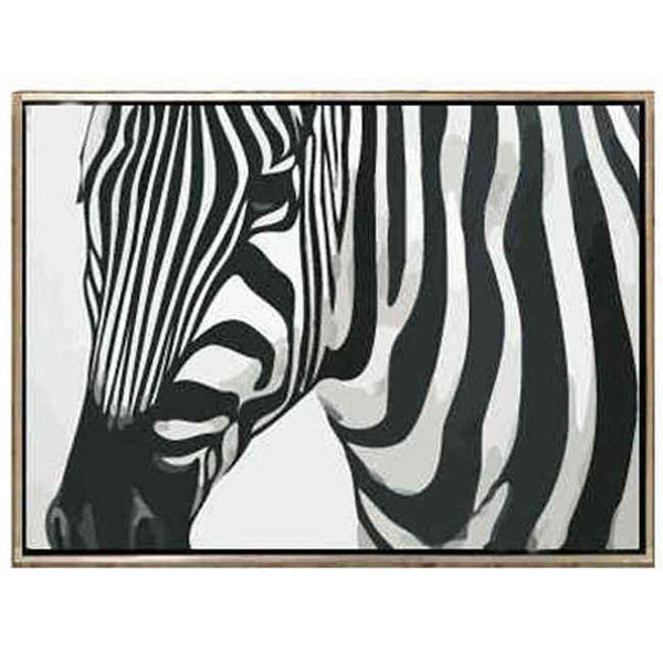 Malen nach Zahlen Zebra Tier