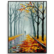 Laden Sie das Bild in den Galerie-Viewer, Malen nach Zahlen Herbst Allee