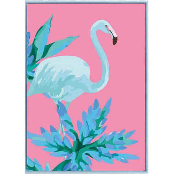 Malen nach Zahlen Vogel Flamingo rosa