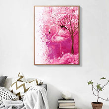 Laden Sie das Bild in den Galerie-Viewer, Malen nach Zahlen Flamingo Wald
