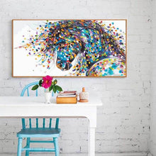 Laden Sie das Bild in den Galerie-Viewer, Malen nach Zahlen Einhorn Tiere Moderne Tierkunst Malerei