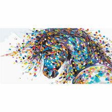 Laden Sie das Bild in den Galerie-Viewer, Malen nach Zahlen Einhorn Tiere Moderne Tierkunst Malerei