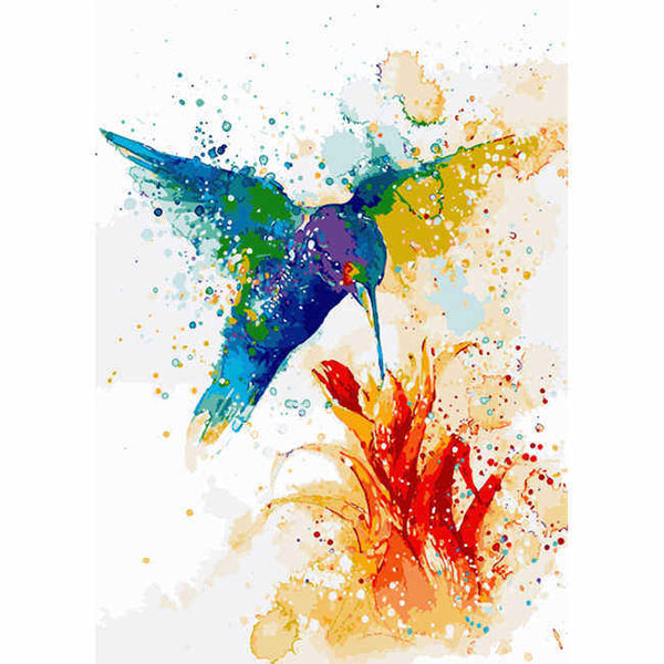 Malen nach Zahlen Kolibri Vogel Moderne Tierkunst